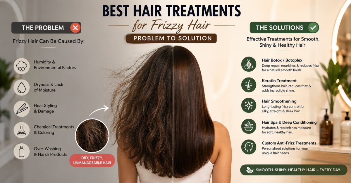 Best Hair Treatments for Frizzy Hair in 2026 Eikon Luxury Salon, Gurugram